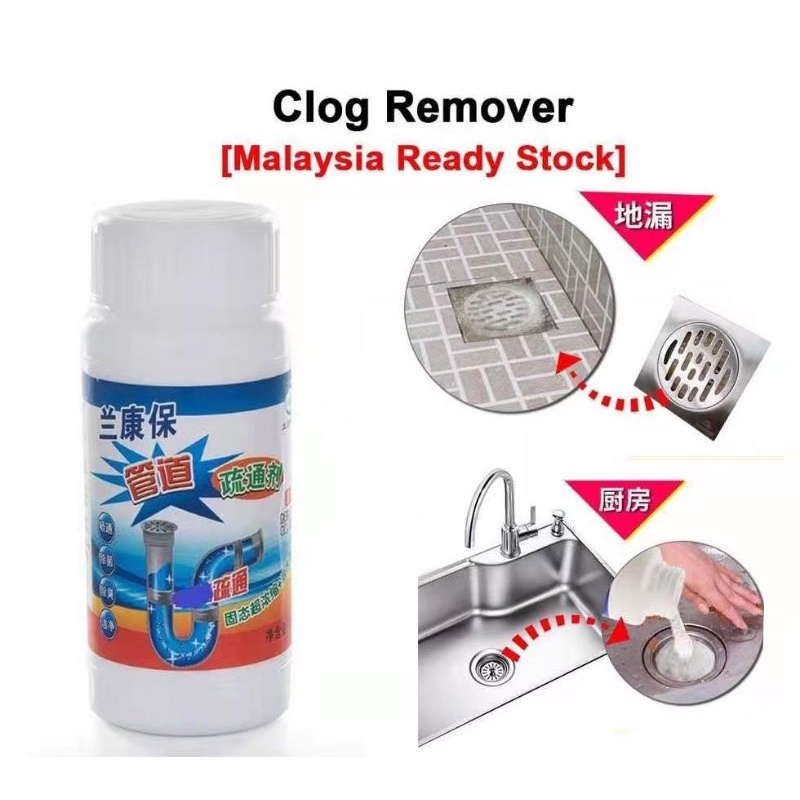 MALAYSIA READY STOCK Clog Remover Drain Pipe Basin Cleaner Clogged