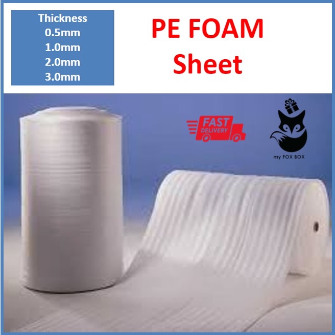 MYFAVORPACKAGING Cheapest High Quality Plain PE Foam Sheet Wrap 1MX1M