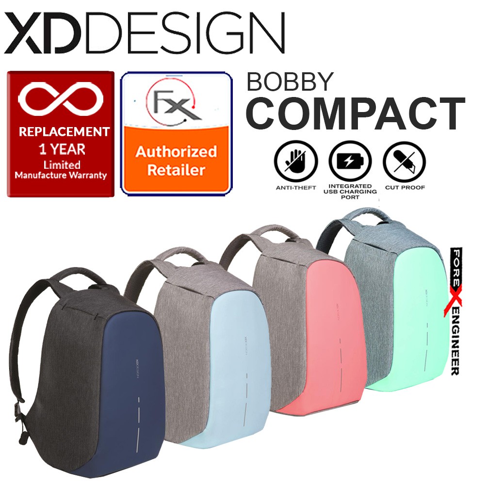 XD Design Bobby Compact AntiTheft Backpack Shopee Malaysia