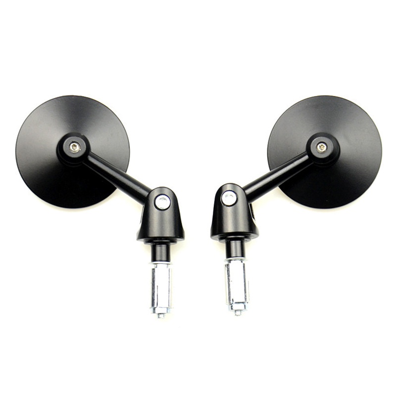 Round Bar End Rear Mirrors Motorcycle Side View Mirror side mirror for