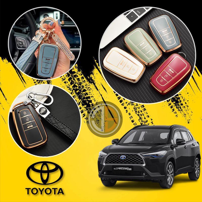 Toyota Corolla Cross Altis Camry Chr key cover Shopee Malaysia