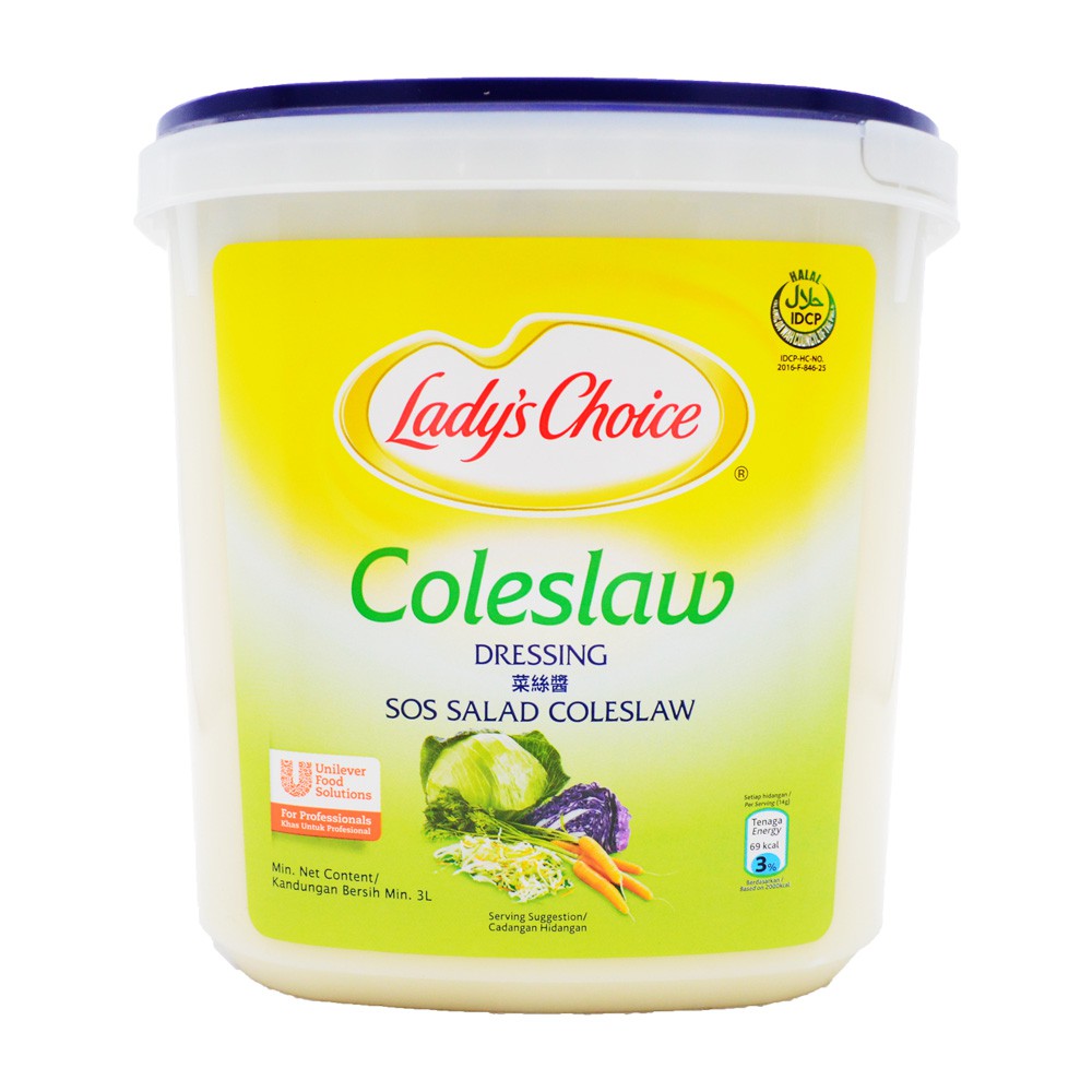 Lady's Choice Coleslaw Dressing (3L) Shopee Malaysia