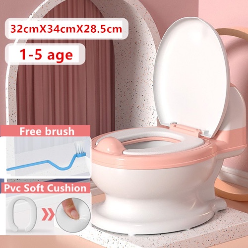 Real Potty Training Simulation Toilet Baby Kids Travel Toilet Squatty