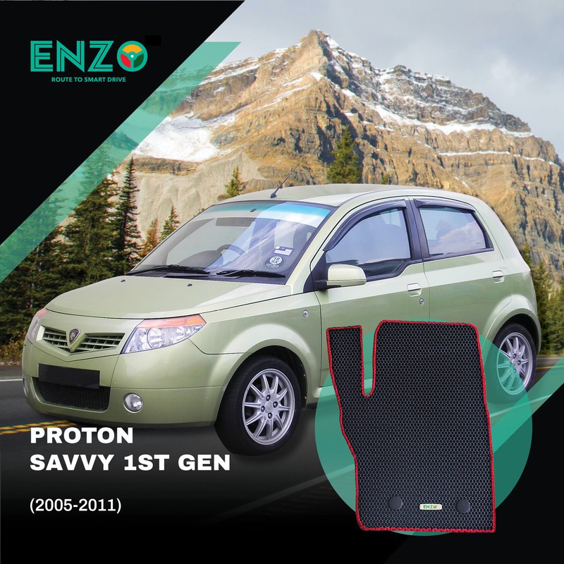 Proton Savvy 1st Gen Enzo Customised Car Mat Shopee Malaysia
