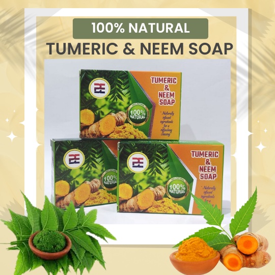 Tumeric and Neem Soap (Ready Stock) Shopee Malaysia