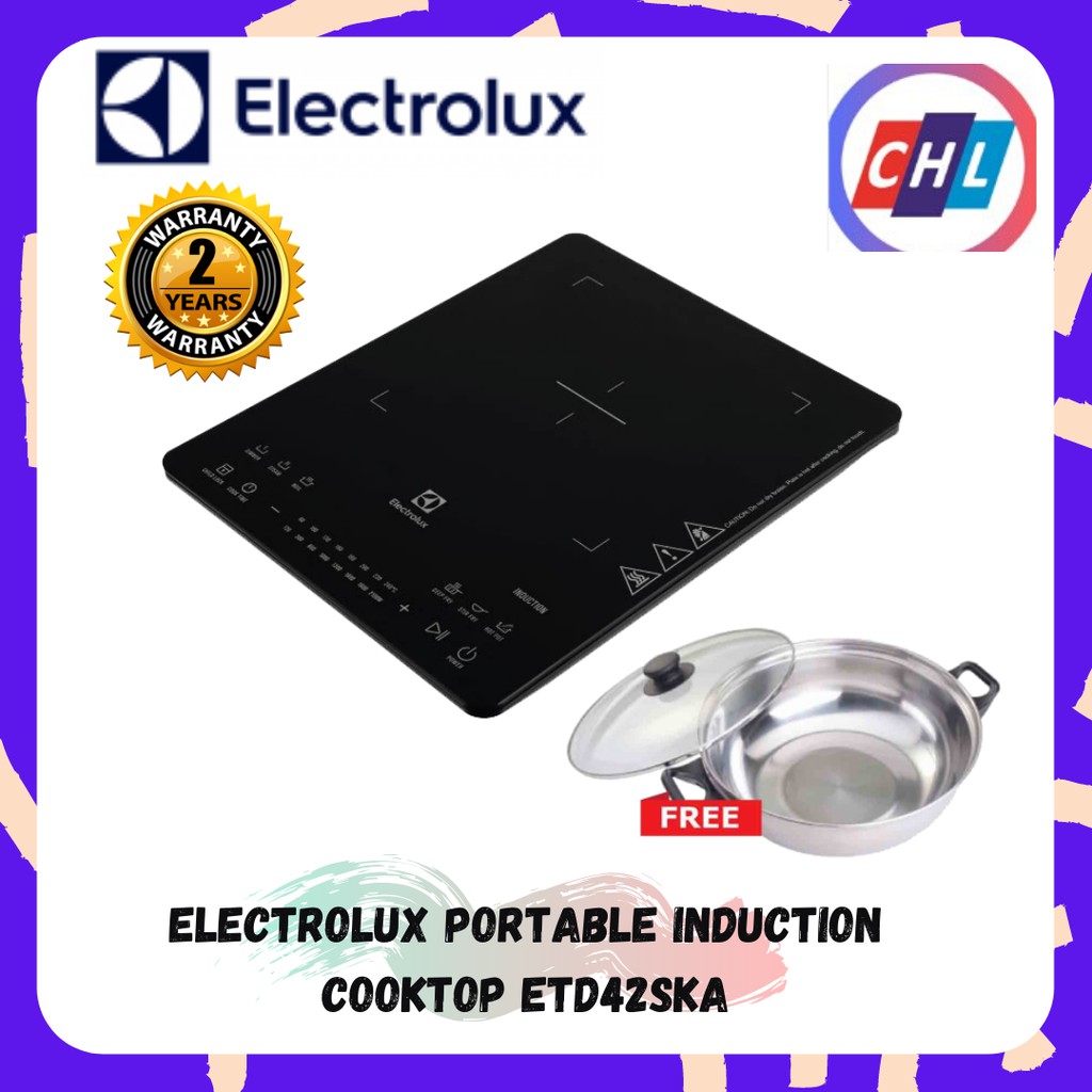 ELECTROLUX PORTABLE INDUCTION COOKTOP ETD42SKA ELECTROLUX WARRANTY MALAYSIA Shopee Malaysia