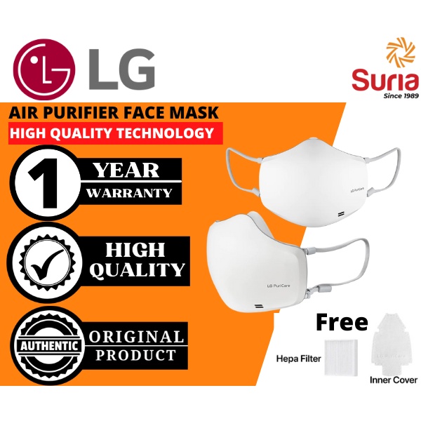 (Free Gift) LG PuriCare Wearable Air Purifier AP551AWFA LG FACE MASK LG Rechargeable