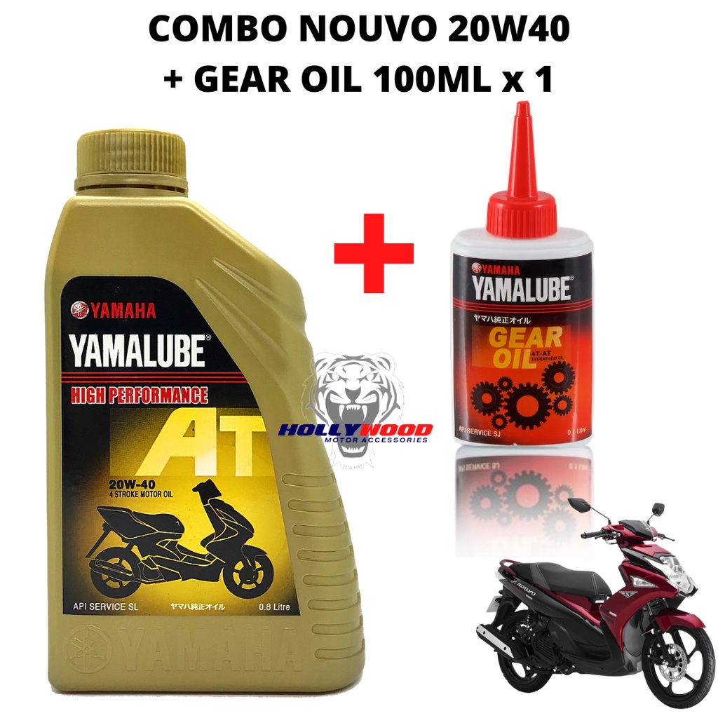 YAMALUBE SCOOTER 4T SEMI SYNTHETIC ENGINE OIL & TRANSMISSION GEAR OIL FOR NOUVO EGO GEAR SOLARIZ