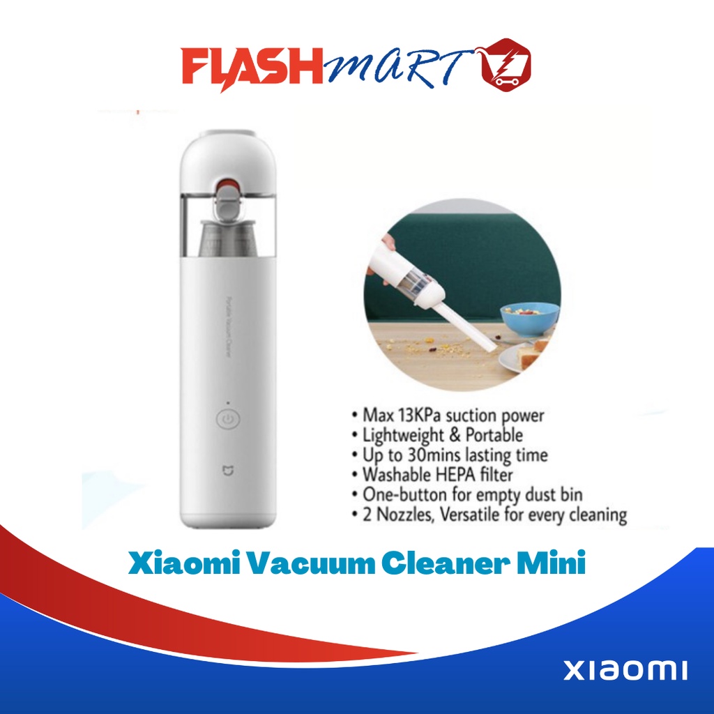 Xiaomi Mi Vacuum Cleaner Mini Portable Hand Carry [Lightweight 13