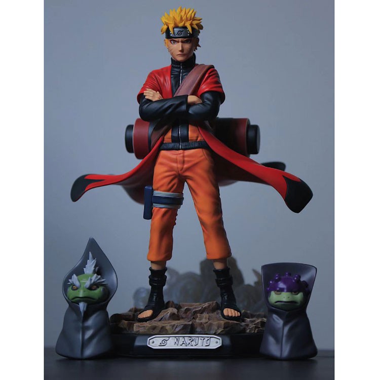 Naruto GK Statue Naruto Immortal Mode Uzumaki Naruto Frog Mountain Toad