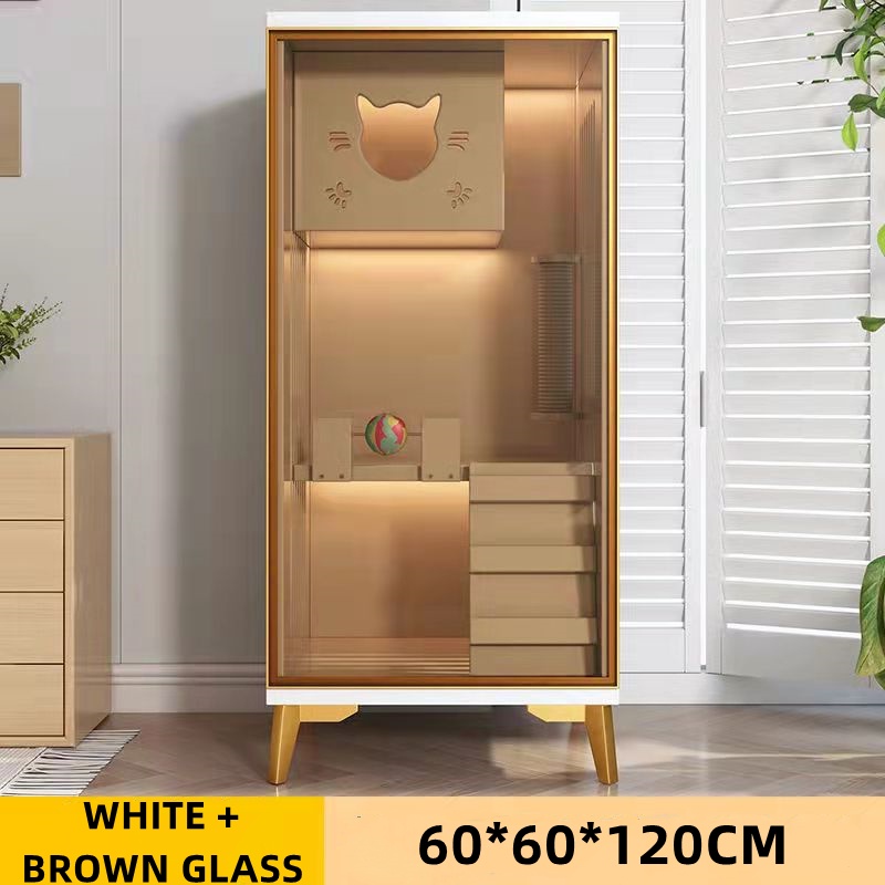 Pettz Sangkar Rumah Kucing Kayu Besar 3 4 Tingkat Cat House Wood Large