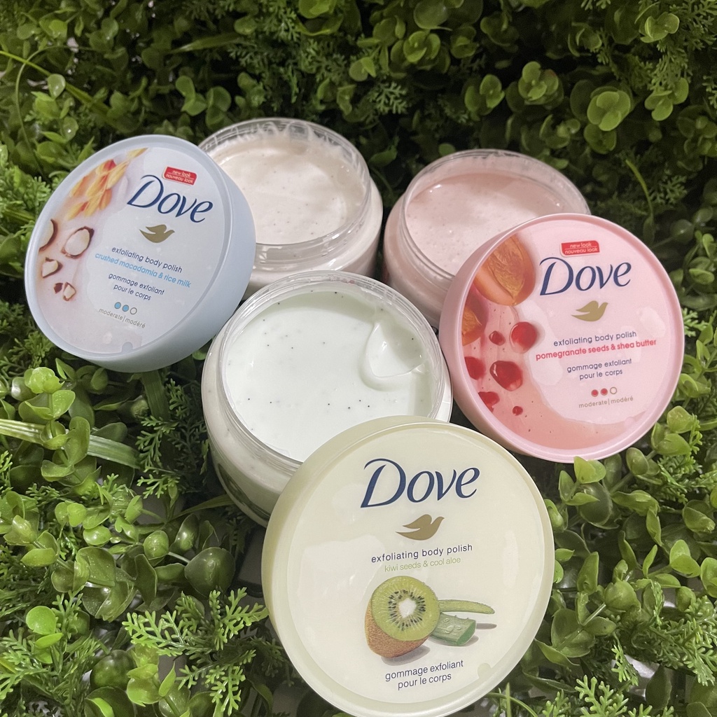 DOVE BODY SCRUB EXFOLIATING BODY POLISH SEEDS BODY SCRUB Shopee Malaysia