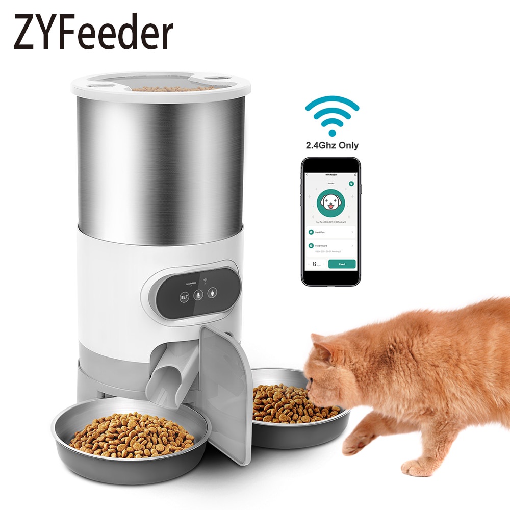 Smart Automatic Wifi APP Pet Feeder Cat And Dog Food Dispenser