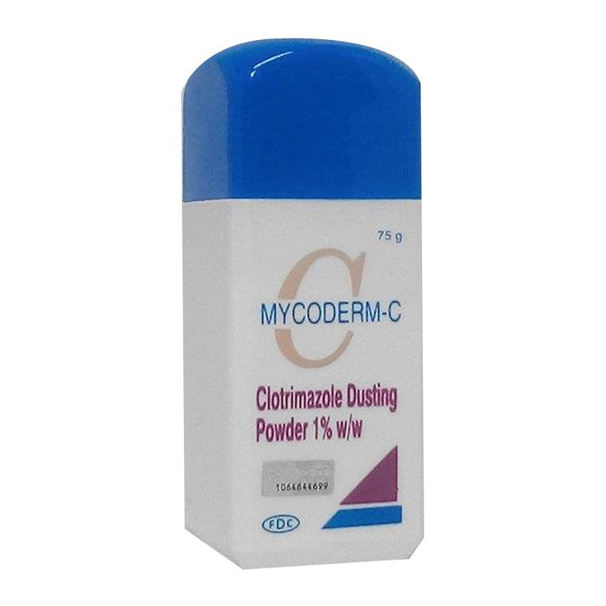 MYCODERMC CLOTRIMAZOLE DUSTING POWDER 1 W/W 75G *EXP12/2025* Shopee