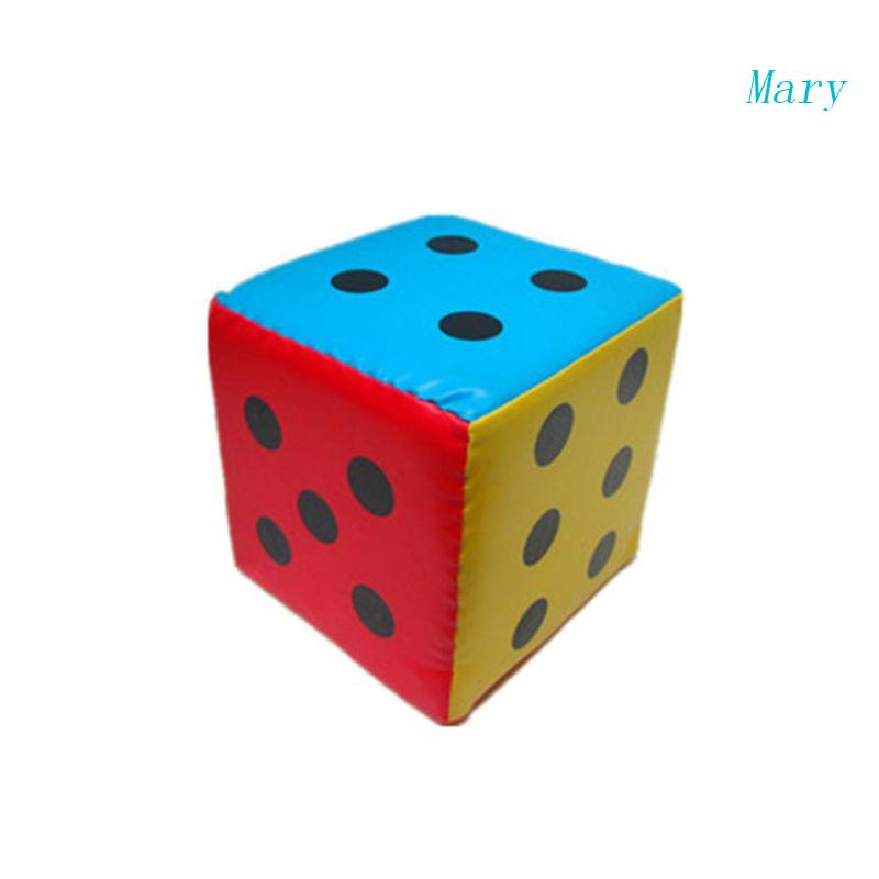 Mary Party Sponge PU Giant Dice Kids Party Favor Set Six Sided Gaming