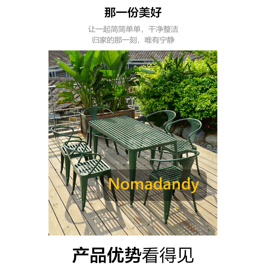 Villa Garden Outdoor Desk and Chair Combination Leisure Openair