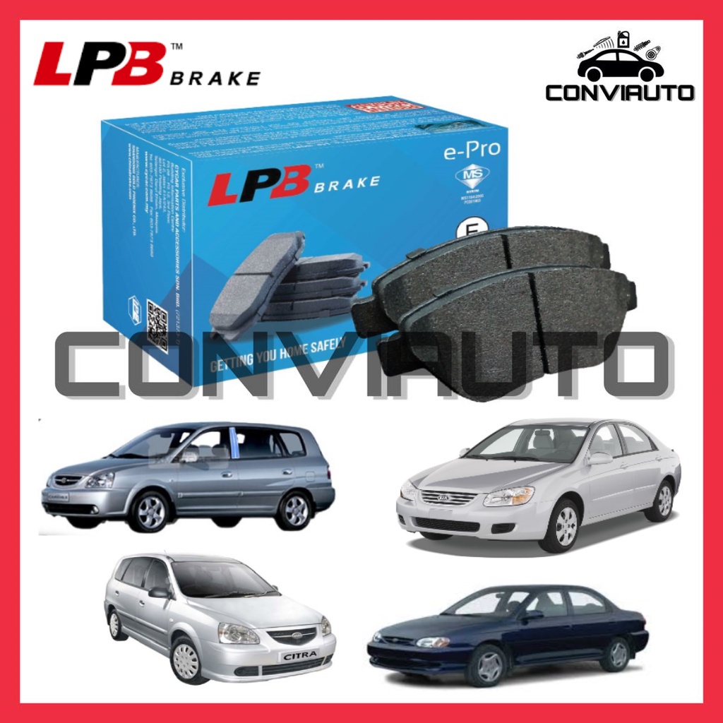 KIA SPECTRA SEPHIA CARENS 2 NAZA CITRA REAR LPB DISC BRAKE PAD (A03370