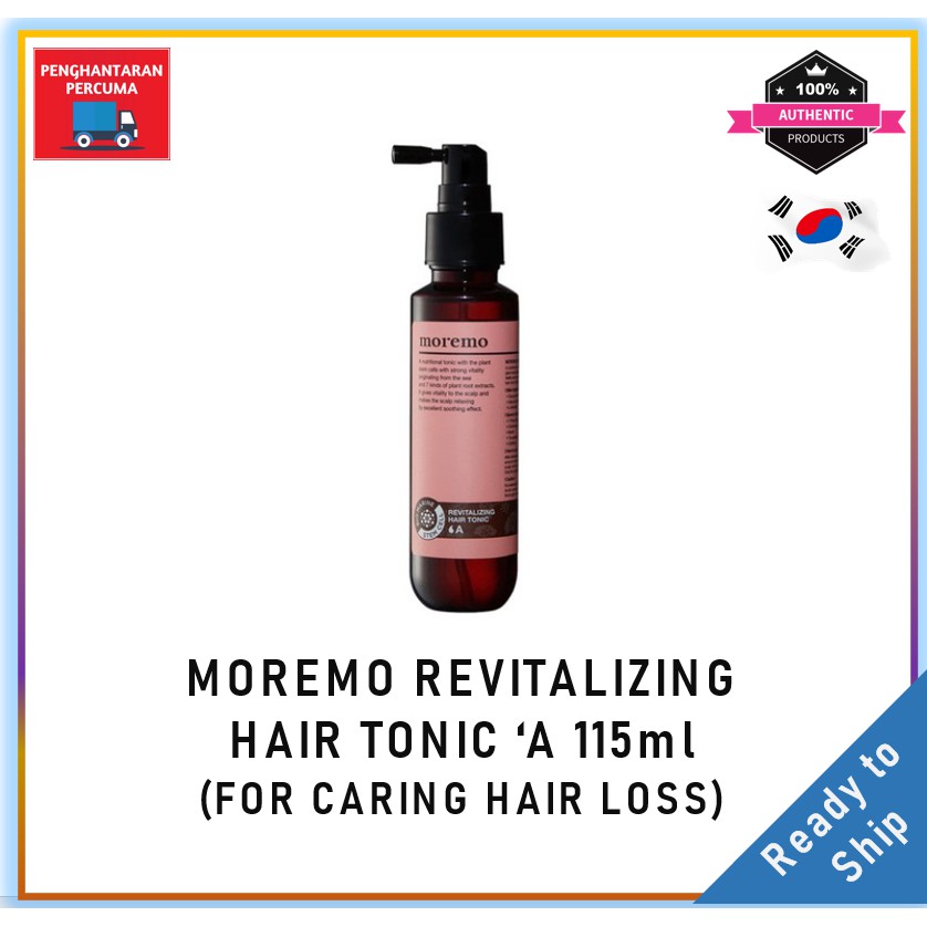 🇰🇷 MOREMO REVITALIZING HAIR TONIC ‘A 115ml (FOR CARING HAIR LOSS