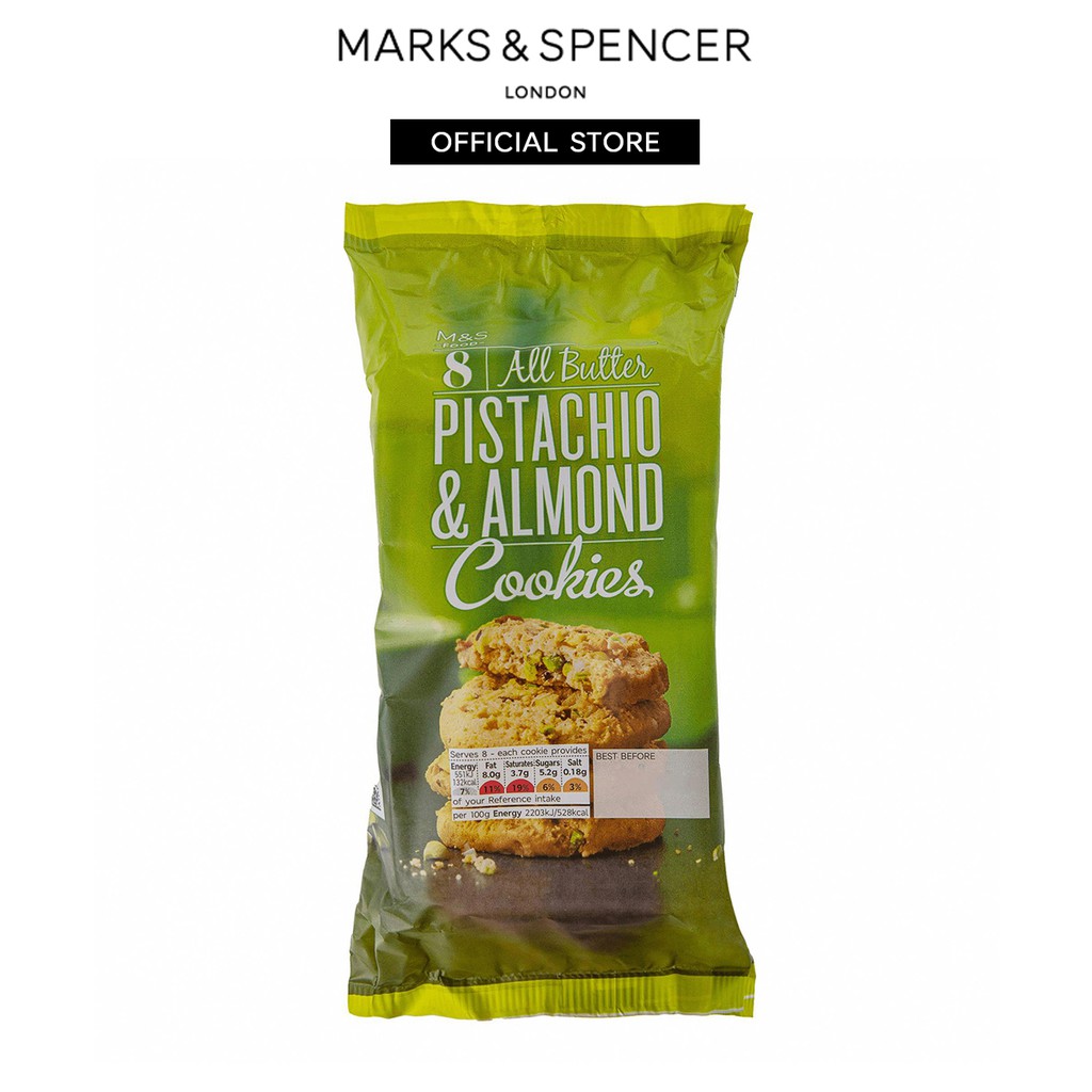 M&S Pistachio & Almond Cookies 200G Shopee Malaysia