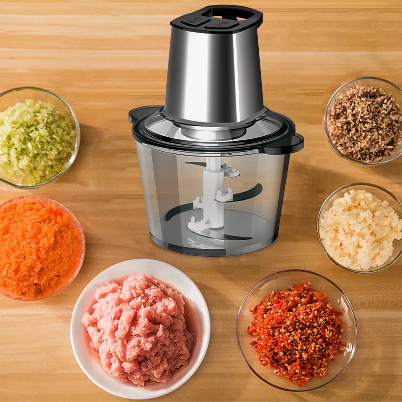 3.3L Glass Mixer & Blender Food Chopper Electric Meat Grinder Food
