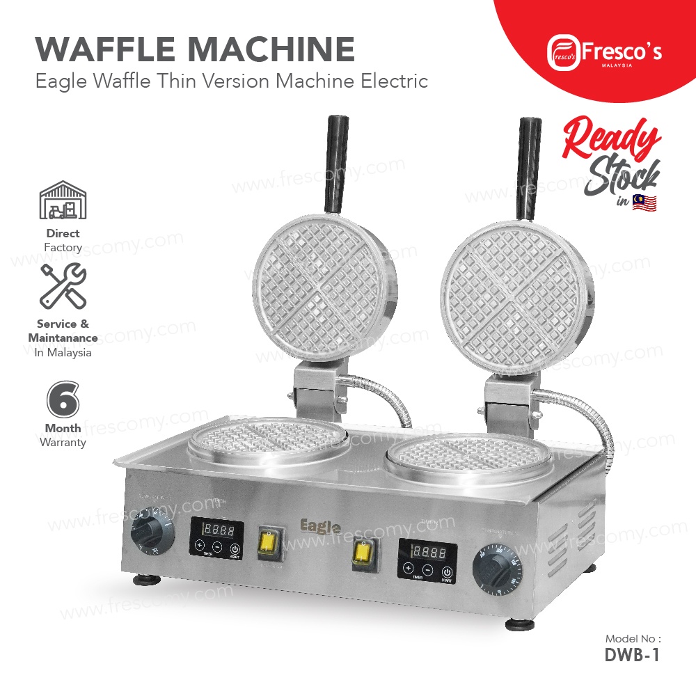 New model Digital Timer Eagle Waffle Machine Eagle Waffle Double Thin