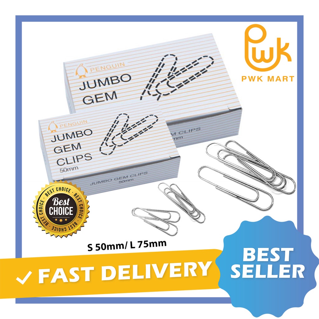 GIANT JUMBO PAPER CLIP 50MM / 75MM Shopee Malaysia