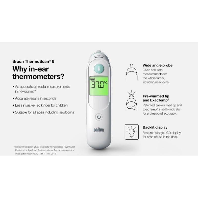 *ORIGINAL* BRAUN Thermometer Thermoscan 5 IRT 6030 FREE Len Filter *Local Warranty* Meter
