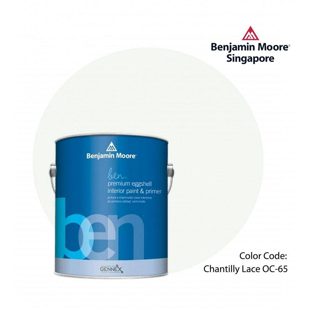 Benjamin Moore Most Popular Whites ben® Interior Paint Egg Shell Finish