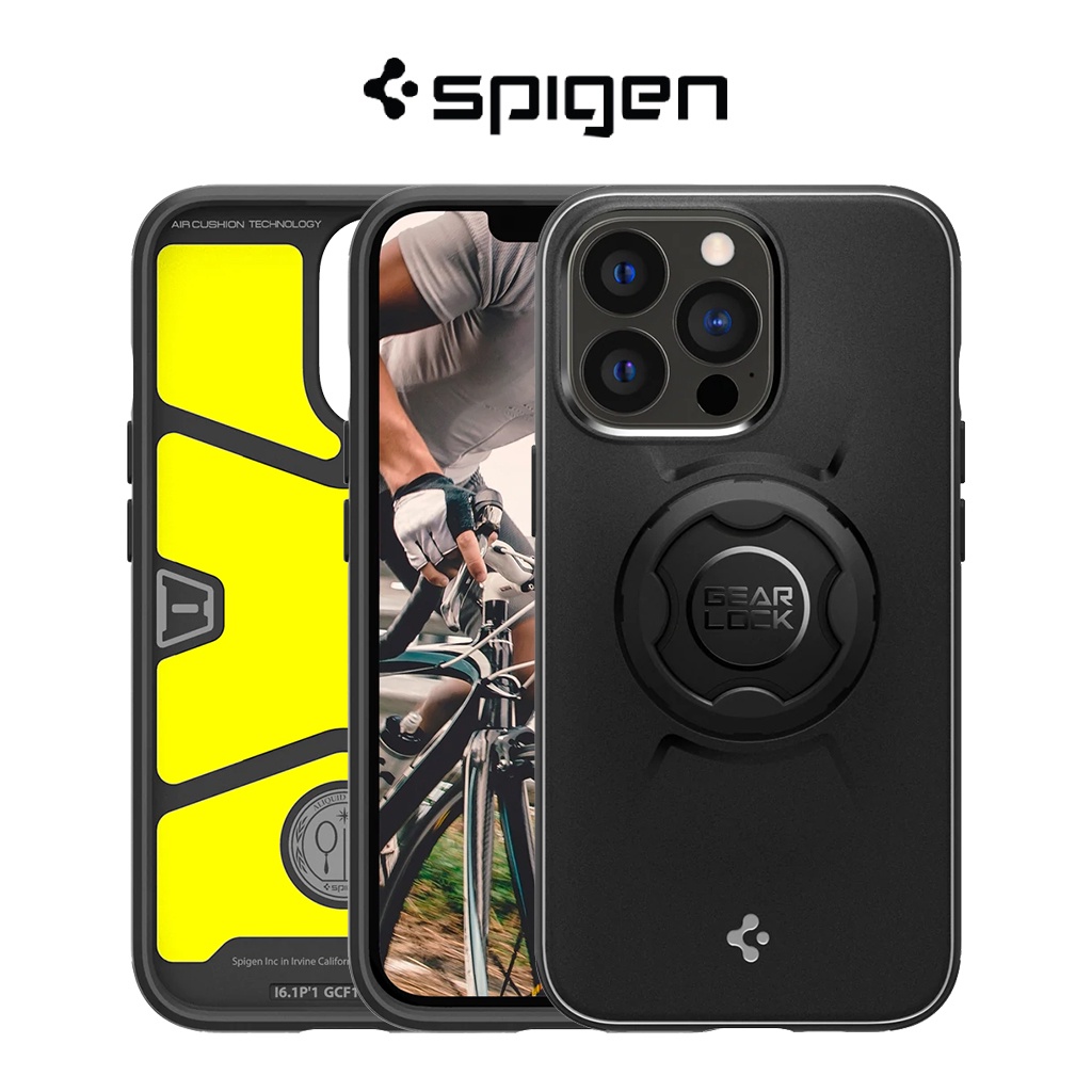 Spigen Extreme Gear Lock Bike Mount Case For iPhone 13 Pro Black