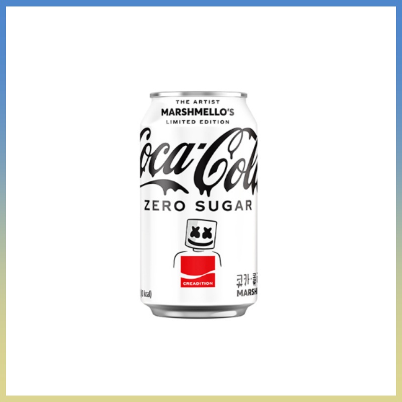 THE ARTIST MARSHMELLO'S LIMITED EDITION Coca Cola Zero Sugar, 355ml