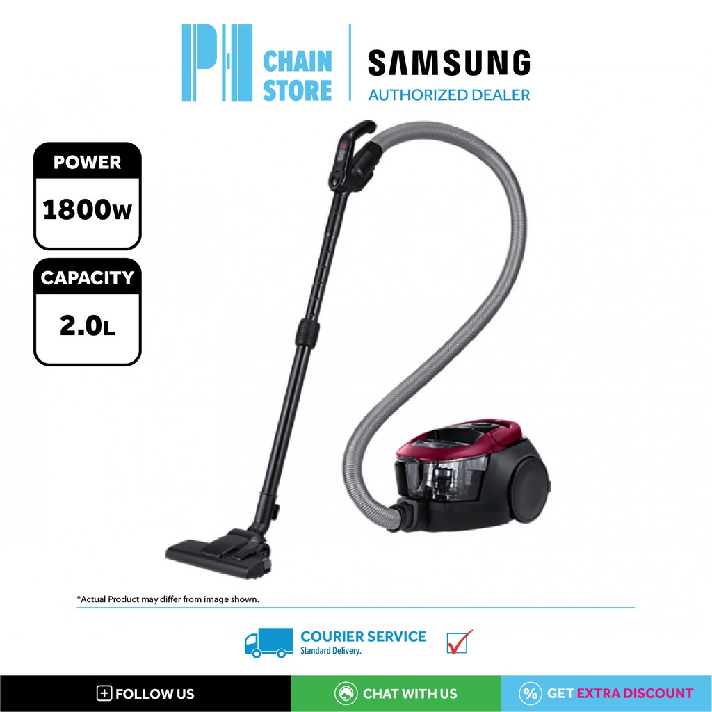 SAMSUNG VC18M31A0HP/ME 1800W CANISTER BAGLESS VACUUM CLEANER WITH ANTI