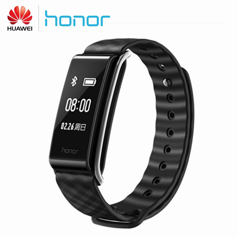 Tracker Unveiled OLED Display Watch + SP Huawei Honor Band SmartWatch