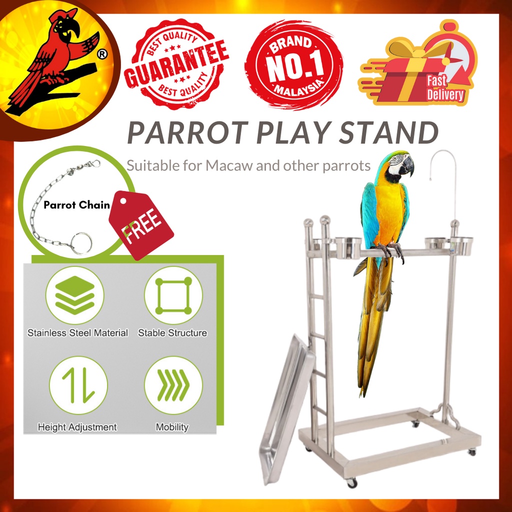 MPT Macaw Stand Parrot Roller Stand Parrot Stand Grey Parrot Stand