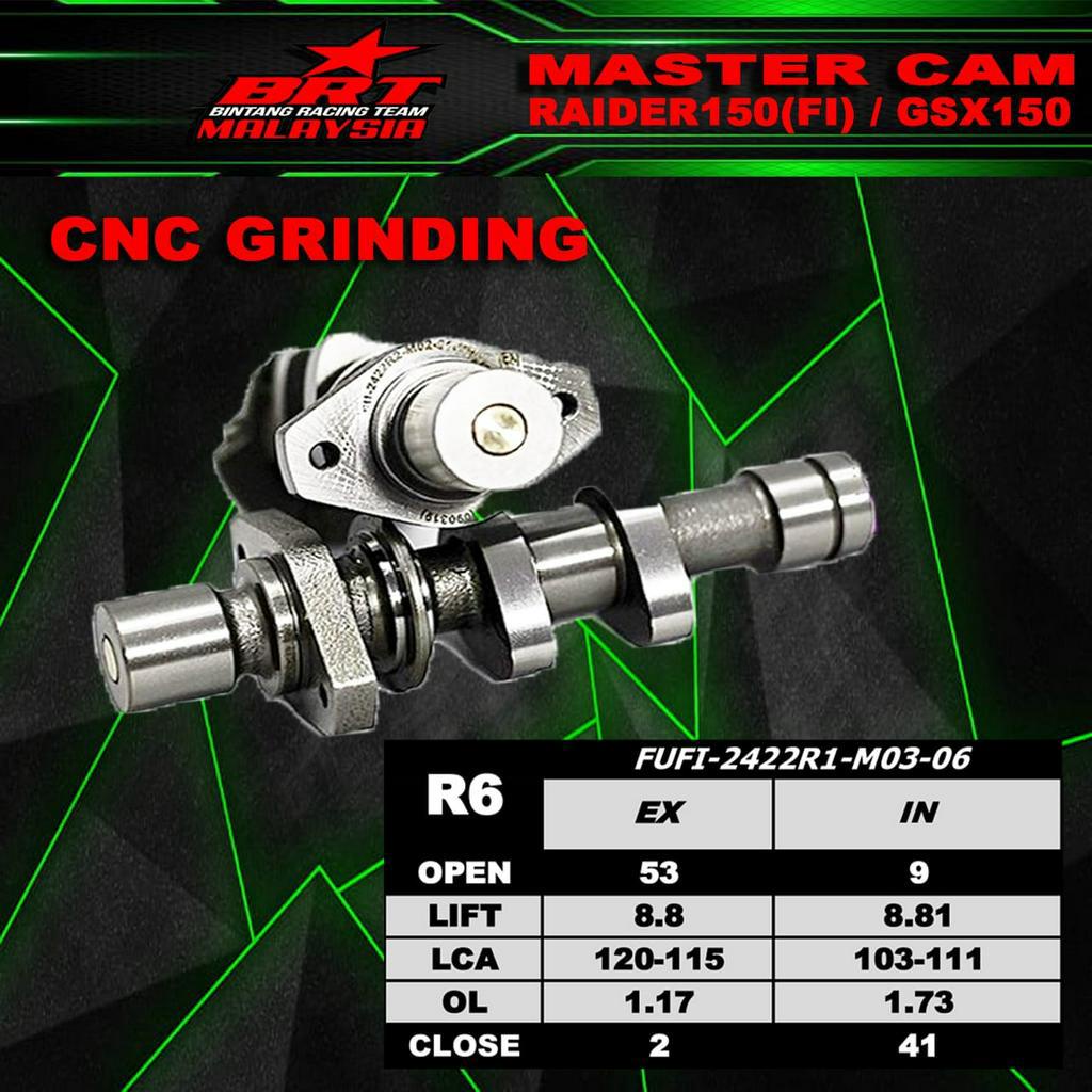 SUZUKI RAIDER 150 FI & RAIDER150 FI & GSX150 FI BRT RACING CAMSHAFT CAM