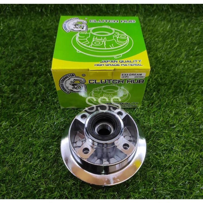 HONDA EX5 DREAM HUB SPROCKET CHROME HUB SPOKET SET krome BEARING OIL