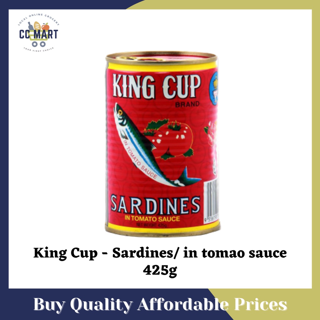 King Cup Sardines/ in tomao sauce / 425g Shopee Malaysia