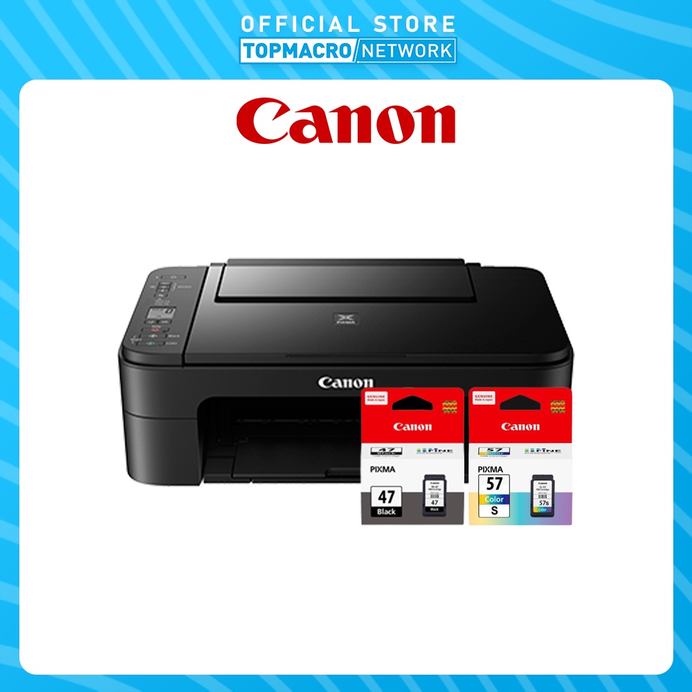CANON PIXMA E3370 AIO PRINT, SCAN, COPY, WIRELESS PRINTER Shopee Malaysia