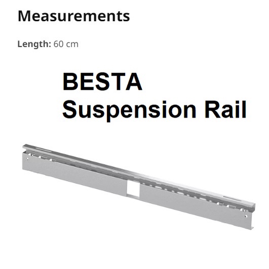 BESTA Storage Suspension Rail 60cm Storage Organisation Storage