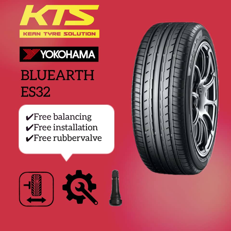 Tyre Yokohama Bluearth ES32 size 13 14 15 INCH 2022/2023 Shopee Malaysia