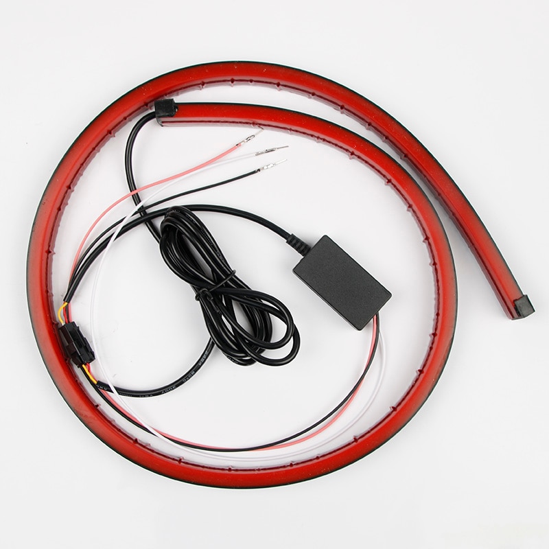 12V Car LED Strip Brake lights Universal Rear Tail Warning Turn Signal Lamp DRL Daytime Running