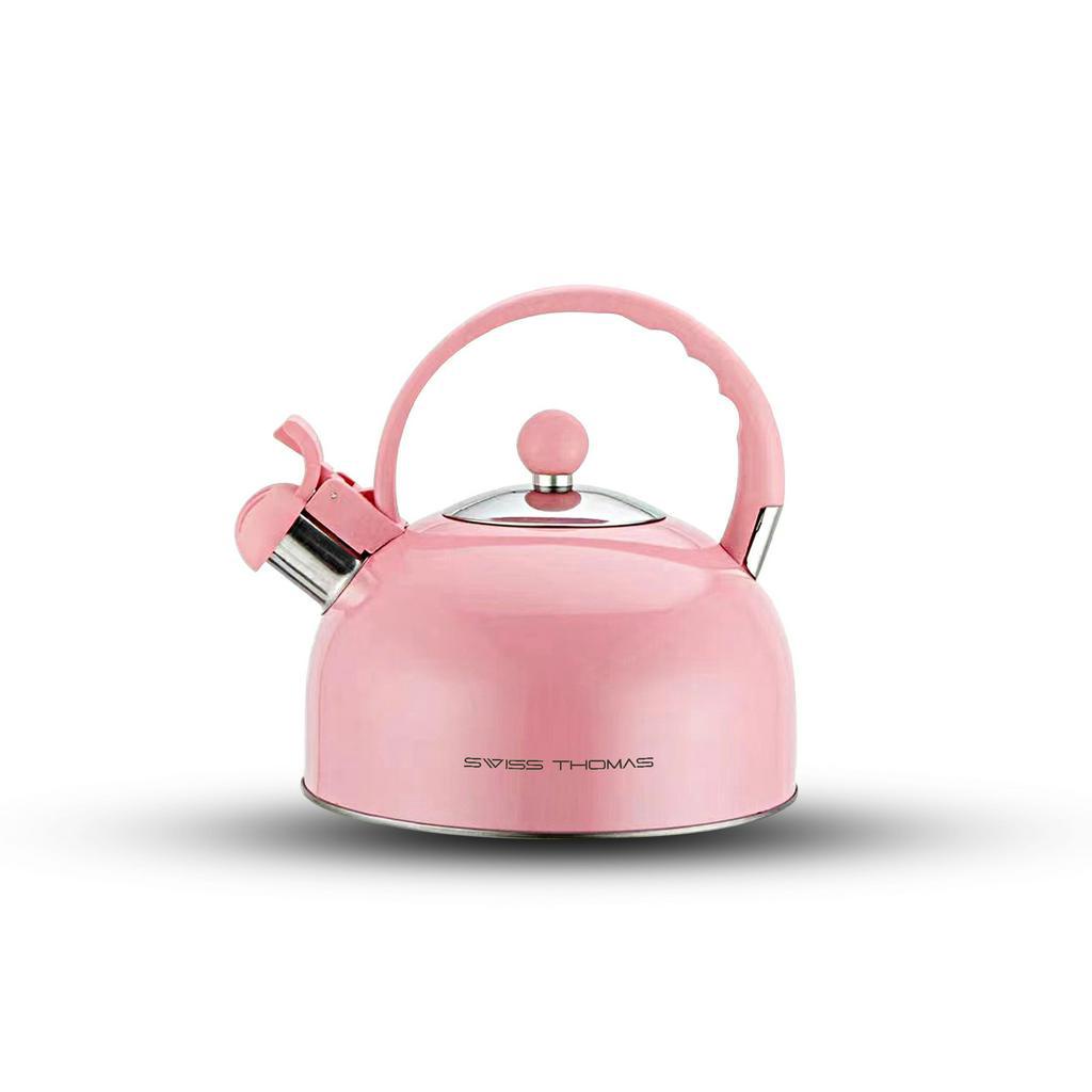 Swiss Thomas Whistling Stainless Steel Modern Dome Teapot Tea Kettle