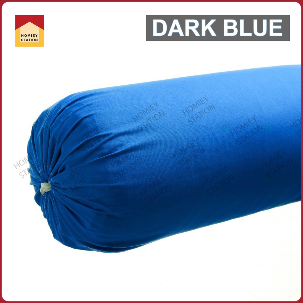 Premium Cotton 12 Colours Bolster Case Sarung Plain Bolster