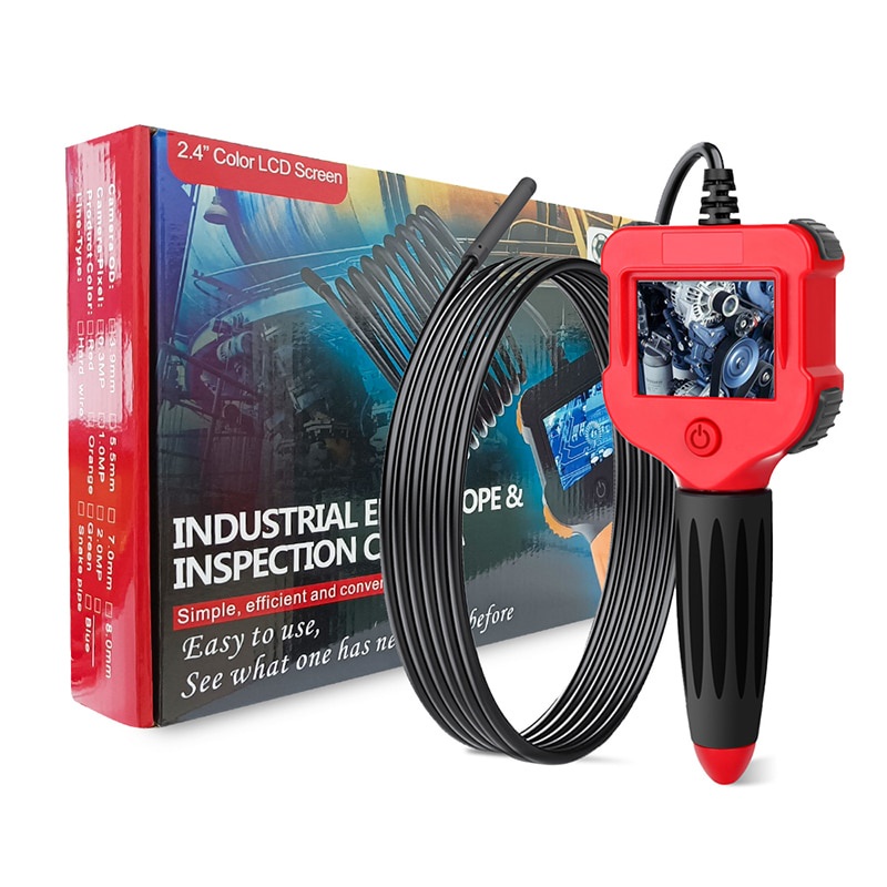 HandHeld LCD Endoscope Camera Digital Inspection Camera 2.4 inch Video