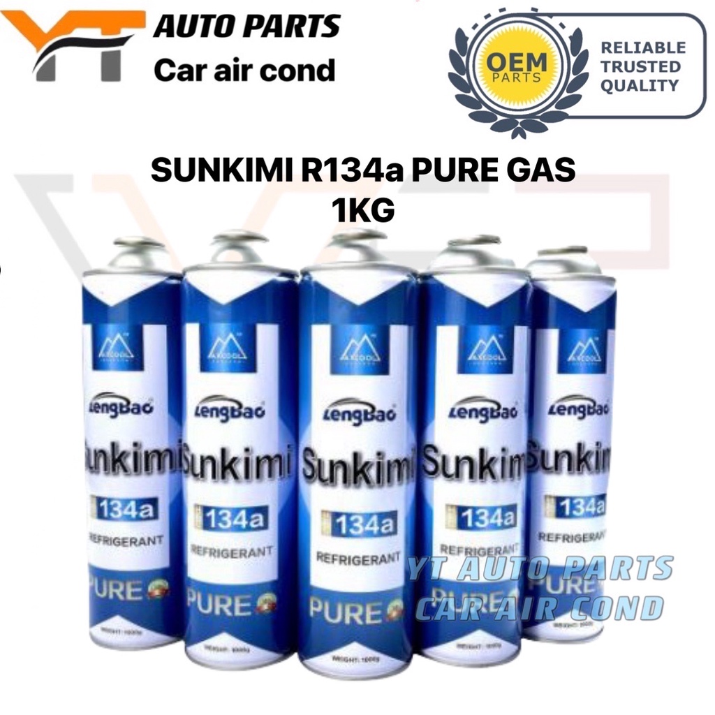 SUNKIMI R134a PURE REFRIGERANT GAS CAR AIR COND GAS R134 Aircond Kereta