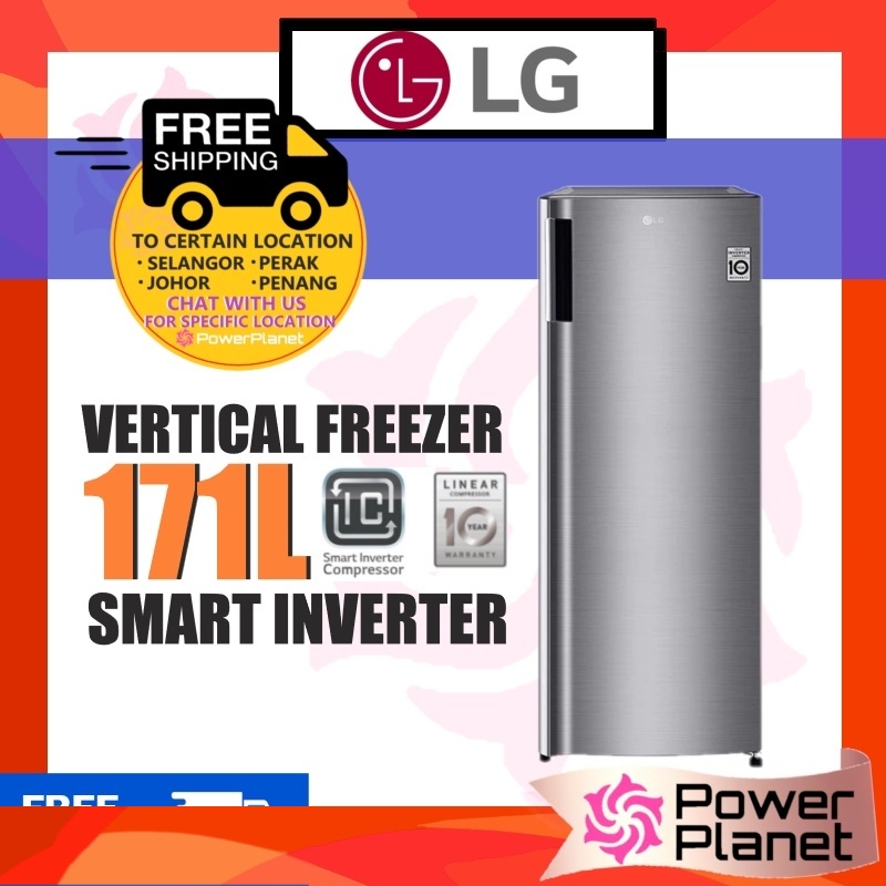 [FREE SHIPPING] LG Upright freezer GN304SLBT 171L Vertical Freezer