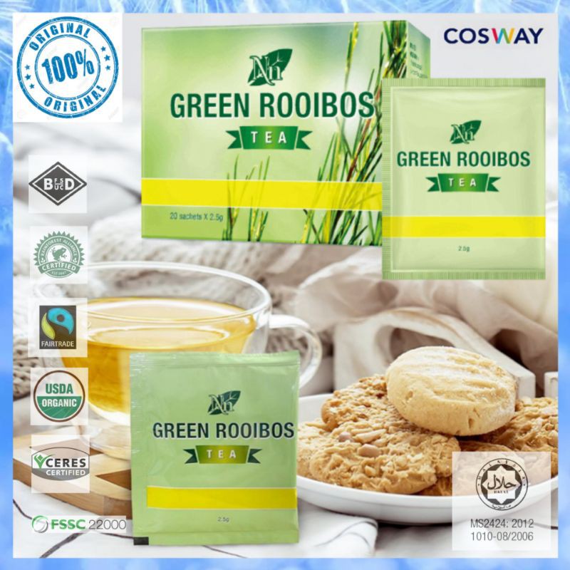 Cosway Nn Green Rooibos Tea (2.5g x 20 sachets) 034249 Shopee Malaysia