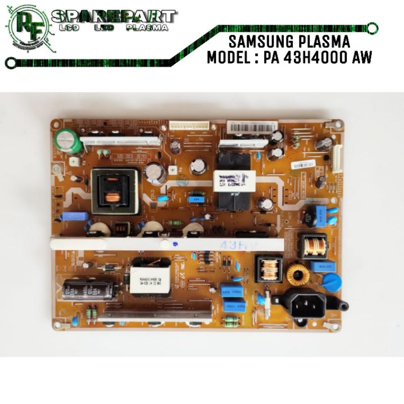 MESIN Psu POWER SUPPLY REGULATOR TV Machine SAMSUNG PLASMA PA43H4000AW