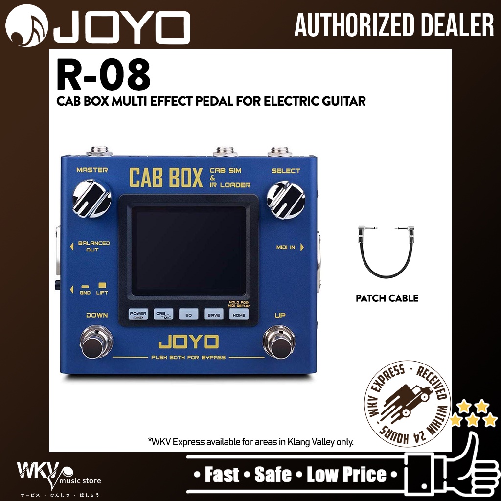 Joyo R08 CAB BOX Electric And Bass Guitar Effect Pedal With
