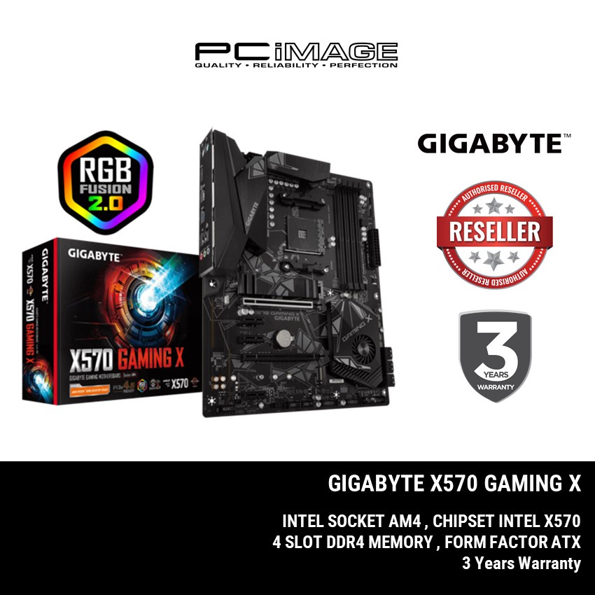 GIGABYTE X570 Gaming X Socket AM4 Motherboard Shopee Malaysia