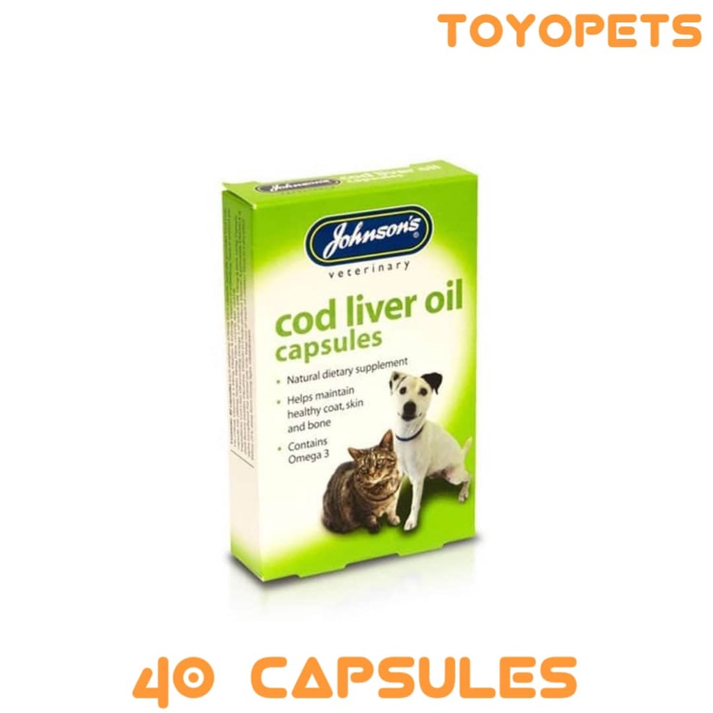 Johnson's Cod Liver Oil Capsules 40 CAPSULES Shopee Malaysia